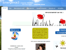 Tablet Screenshot of emergence3.fr